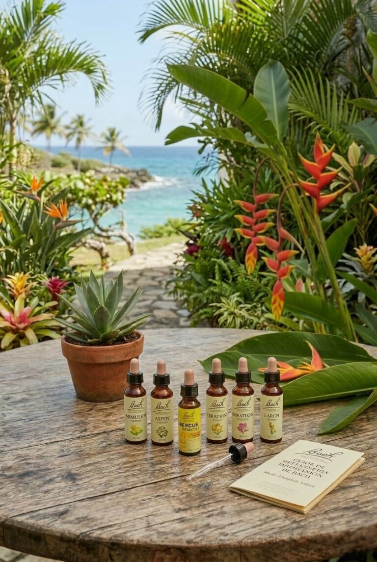 fleurs de bach - gestion des émotions- stress - docteur bach - guadeloupe sainte rose